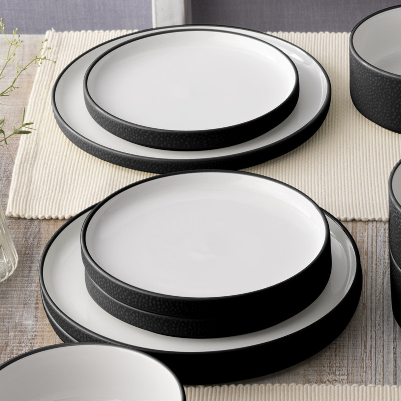 Noritake Colortex Stone 12Piece Dinnerware Set, Service for 4 & Reviews Wayfair